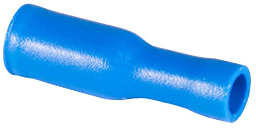Electraline 62280 Capocorda Cilindrico, Diametro 4 mm, Femmina, Blu