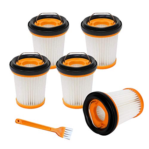 Opaltool 5 x Staubsaugerfilter-Ersatzfilter für Staubsauger, kompatibel mit Shark W1 WV200 WV201 WV205 WV220 schnurloser Handstaubsauger, vergleichbar mit Teilenummer XHFWV200 Cover