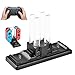 Produktbild iitrust 6 in 1 Nintendo Switch Controller Ladestation Pro Controller Ladegrät mit 4 Slots für Joy-Con Controller und 2 Typ-C USB Port für Switch Pro Controller mit LED Anzeige