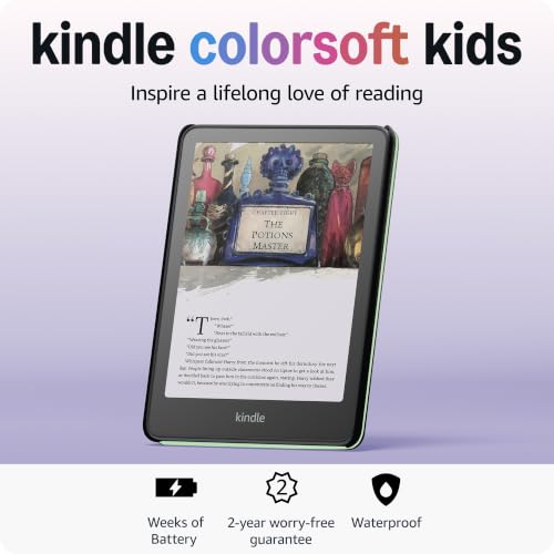 Image of Amazon Kindle Colorsoft Kids 16GB (newest model) - First Kindle for kids in color, with cover - Limited-Edition Harry Potter