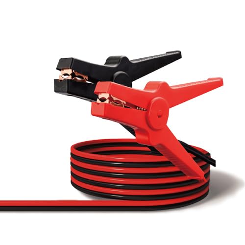 Câble 3,5 m, 25 mm², compatible avec les batteries et les modèles de voiture, idéal pour les connexions électriques et les charges de batterie.