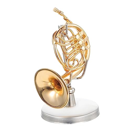 Homoyoyo Multifunctional Mini Horn Model Decorative Ornament for Boys and Girls Music Instrument Decor Home Decor Set
