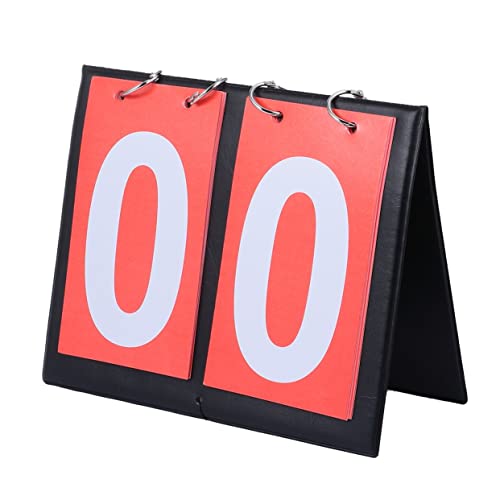 KICHOUSE Sports Scoreboard Basketball Table 2- Score Flipper Easy Viewing Versatile for Outdoor Games