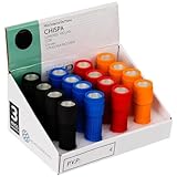 Mini linterna de mano Chispa LED COB, 100 lm, multicolores. Compacta (9,5x3x3 cm) y ligera. Funciona con 3 pilas AAA incluidas. Perfecta para iluminar cualquier lugar. ¡Llévala contigo!