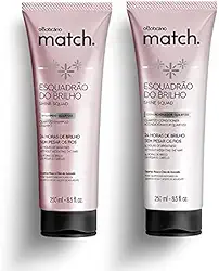 Kit Shampoo e Condicionador Match O Boticário (Esquadrão do Brilho)