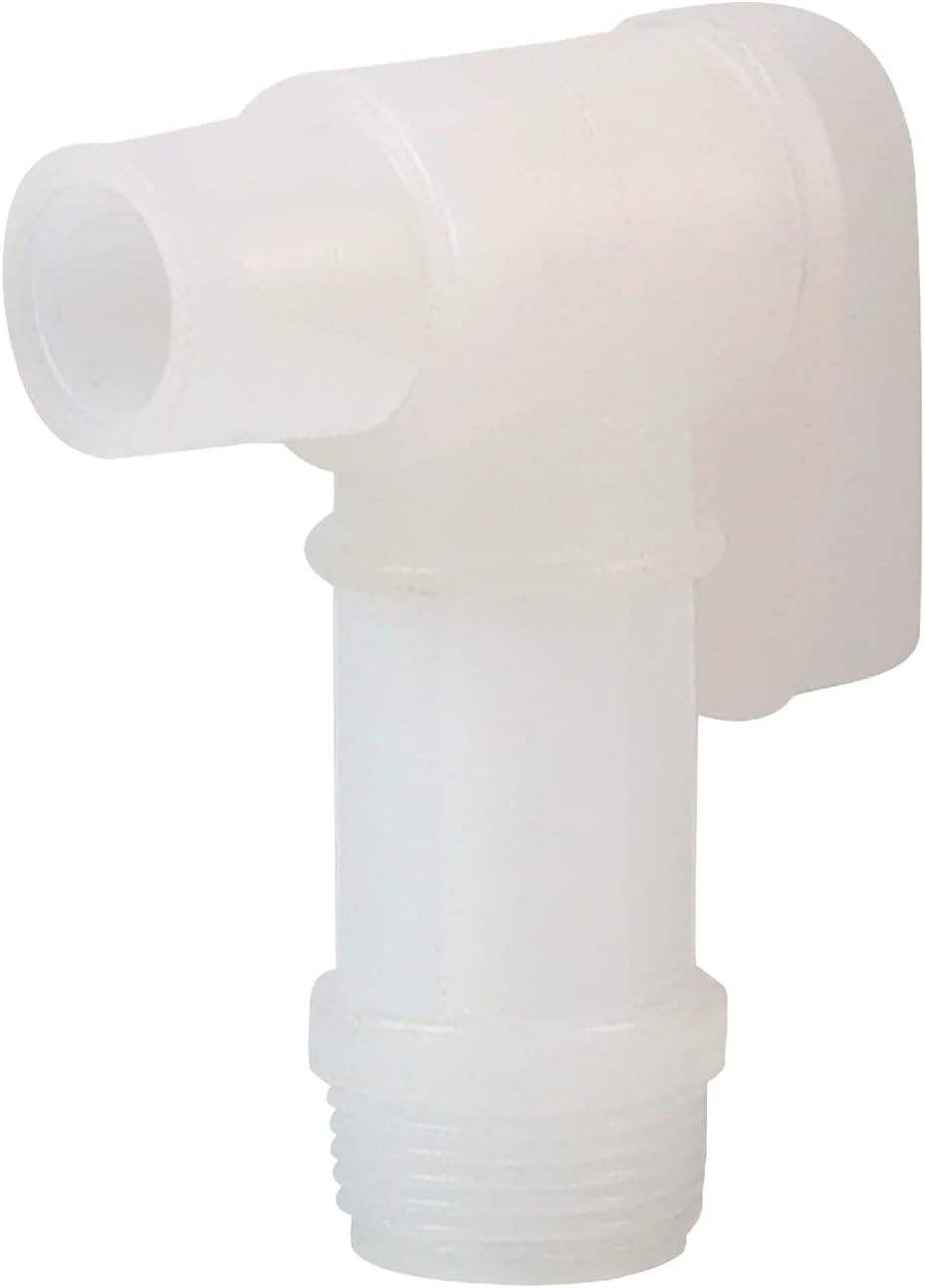 3/4” Male Barrel Faucet White Plastic Manual Handle Drum Faucet PE Plastic Drum Tap for Plastic or Steel Oil Drum or Water Container by GwenB : Industrial & Scientific