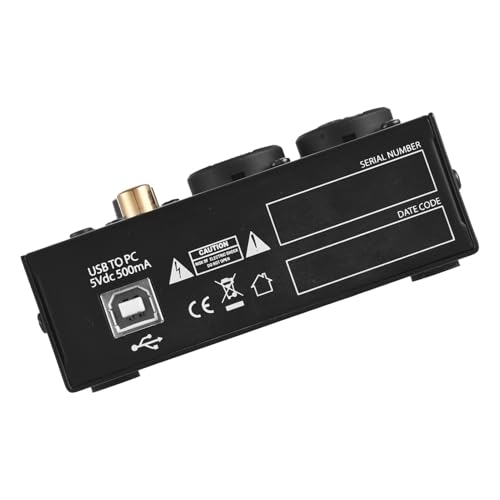 Mélangeur de carte son 3 canaux LiebeWH avec alimentation fantôme 48V pour home studio