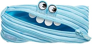 ZIPIT Gorge Monster Pencil Case, Boys Pencil Pouch, Large Capacity, Made of One Long Zipper!