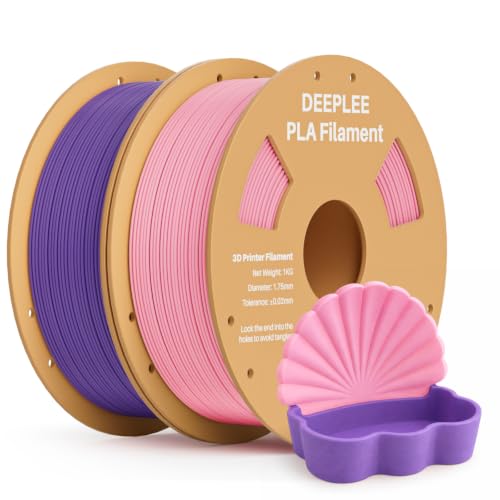 DEEPLEE PLA Filament 1.75mm Pink/Purple 2kg Bundle