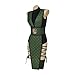 ADuchessCos Mortal Kombat Sub-Zero Reptile Scorpion Cosplay Costume Female Sexy Suit with Mask Ninja Fighter Uniform, XX-Large, WPS22110308-XXL, Green