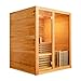 Infrared Sauna, Cabin Sauna 2-3 Person Indoor with Low EMF Heating Panels Smart Control System and Wood Frame Design