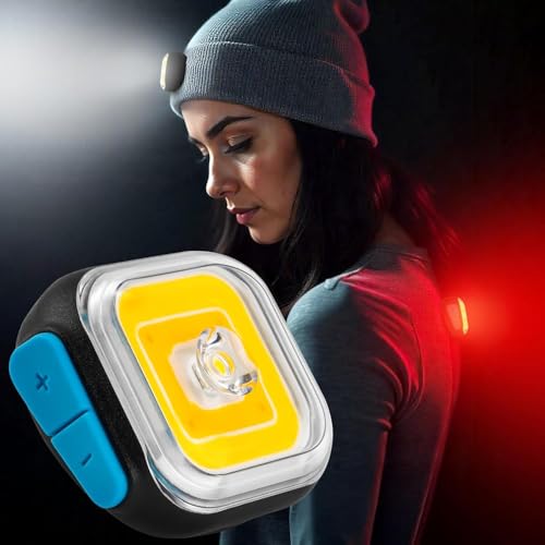 Lampe de poche portable MEOLINQ pour course à pied et marche nocturne du chien avec fixation tissu