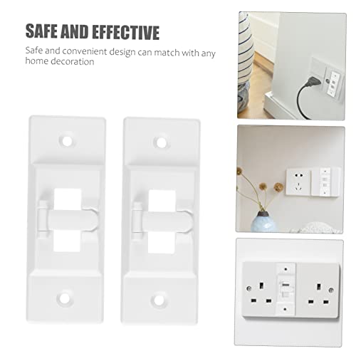 Couvercles de plastique pour interrupteurs muraux DOITOOL lot de 4