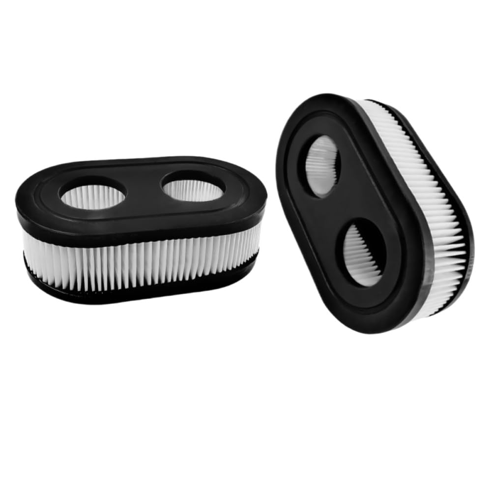 Filtro de aire 593260 798452 334404 Filtro de cartucho de filtro de aire Compatible con limpiador de aire de cortacésped(2Pcs)
