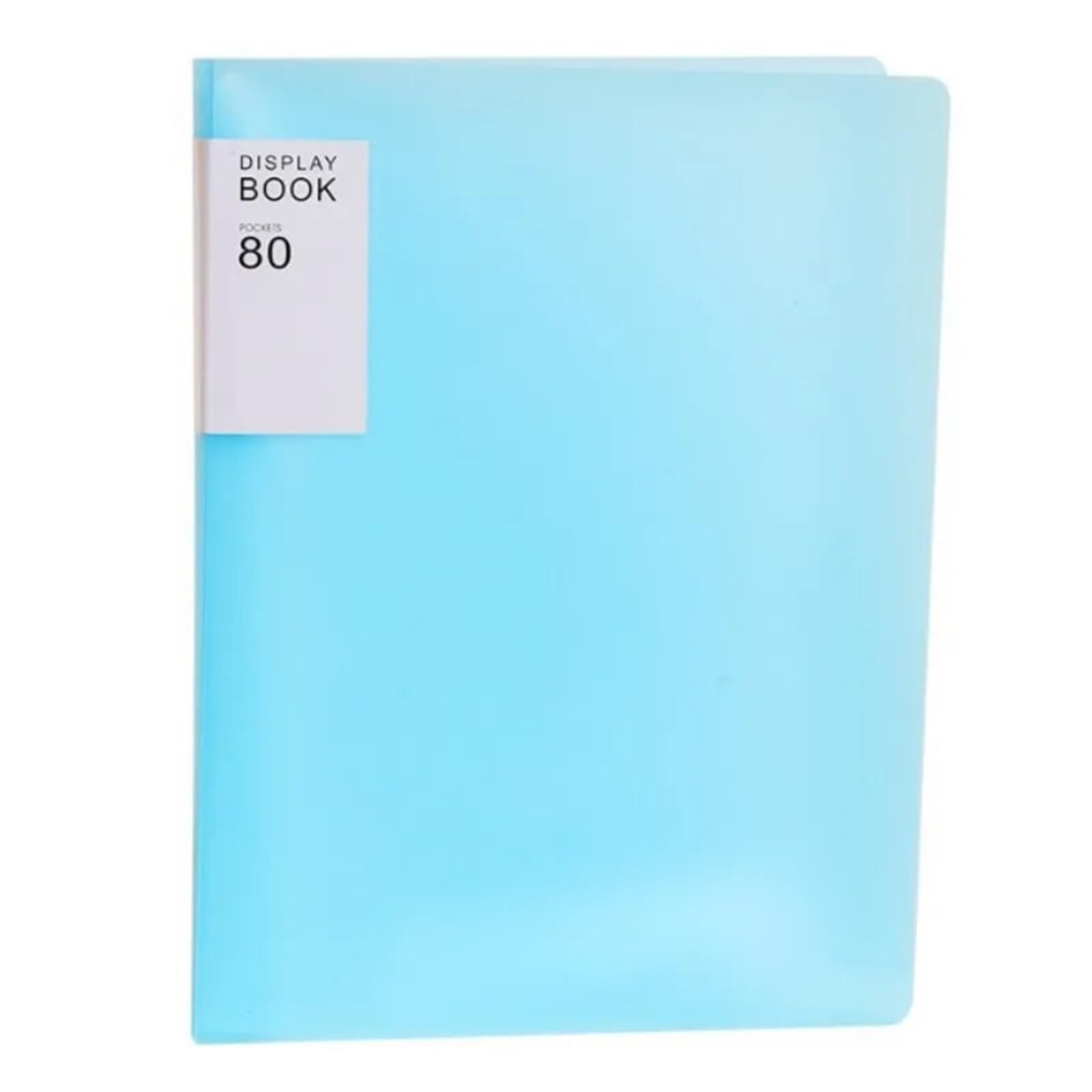 2Pcs Plastic File Folders Für Mappe/Portfolio | For Documents 80/100 Pages Filing Products Office Supplies Desk Stationery Organizer(Blue-80 PAGES)