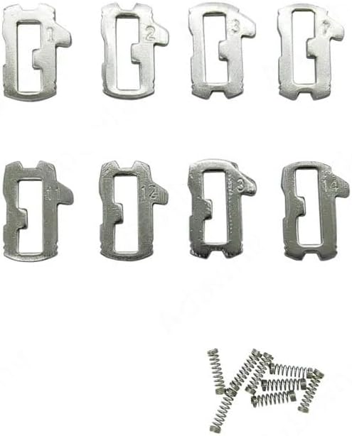 Car Lock Reed HU66 Plate for A-U-D-I VW for Volkswagen Plate Internal Tooth Key for VW Lock Repair Kits 25set/200pcs