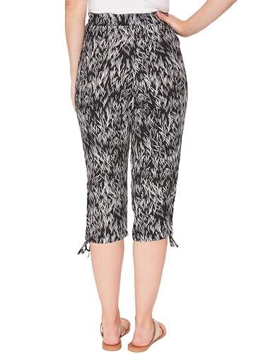 Royalty For Me Womens Women’s Cropped Casual Summer Boho Beach Mid-Rise Linen Pants3