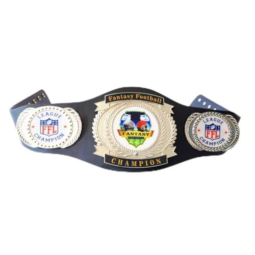 guancrown Fantasy Football Championship Belt - Adjustable Official Fantasy Football Belt - First Place Winner Award for Fantasy Football League