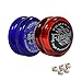 Produktbild Yomega 2 Legendary Spinners The Original Yoyo with A Brain and Fireball Transaxle Yo-Yo. Beginner, Intermediate and Pro Level String Trick Play. Includes 5 Extra Strings (Fireball-Brain-Dark-Blue-Red)