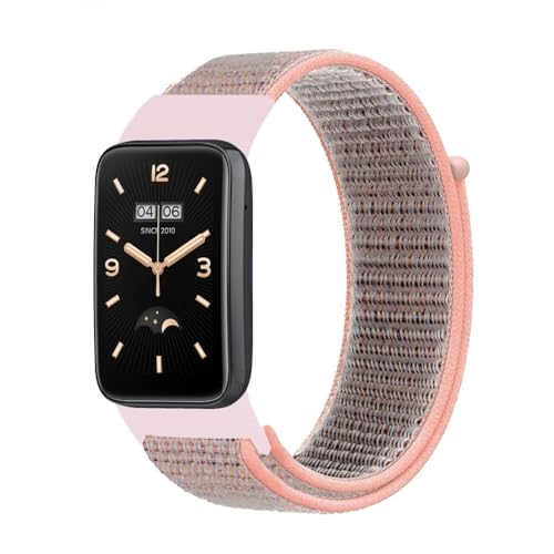 GoodZwetch Armband Kompatibel mit Xiaomi Mi Smart Band 7 Pro Verstellbares Uhrenarmband Weiches Nylon Ersatzarmband für Damen Herren