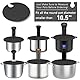 Silikon-Sous-Vide-Deckel Zum Kochen, Robust, Kompatibel mit Anova, Ideal für Langzeitkochen, Zusätzlich Geräuschloses Wasserschwappgeräusch, 27,94 Cm Durchmesser (01)