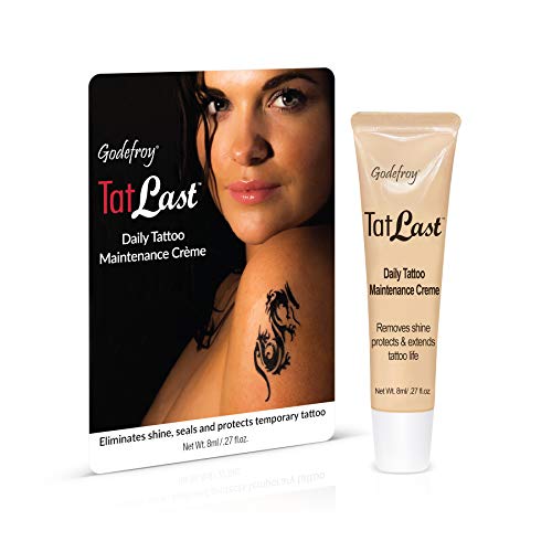 Godefroy TatLast Temporary Tattoo Shine Reduction and Protective Solution For Longer Life, 27 oz