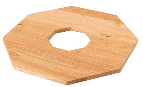 ROOM ESSENCE 天然木 プランターテーブル HOW-015NA 東谷helpoo 観葉植物 植木鉢 プランター カバー (オクタゴン（八角形）)