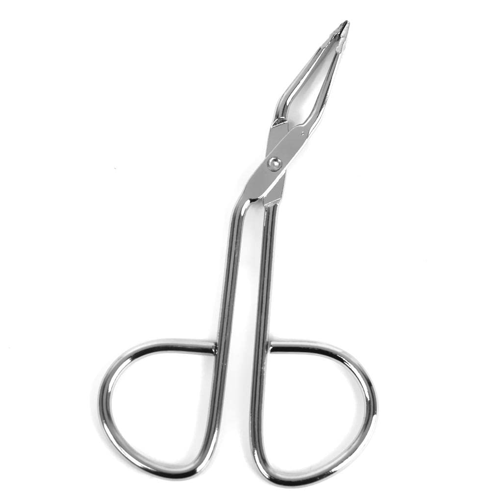 Augenbrauen-Pinzette Aus Edelstahl – Schräge Kanten, 8,5 Cm, Für Präzise Haarentfernung