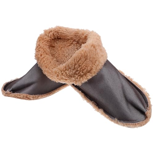 HEALEEP Vinterfodrade Toffelinsatser i Plysch Avtagbara och Innersulor för och Slippers Mjuka och Hudvänliga för Utomhus Inomhusbruk