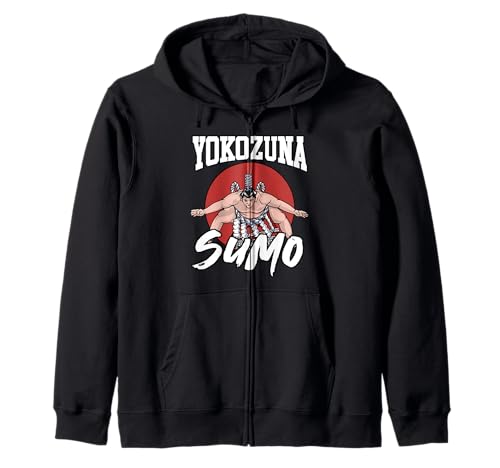 Sumo Wrestling Sumo Luchador Yokozuna Sumo Japón Sudadera con Capucha