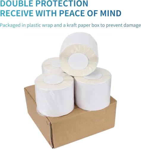Image of 9527 Product Shipping Labels 4x6, 20 Rolls x 250 Labels, Direct Thermal, Compatible with Zebra, Eltron Printers