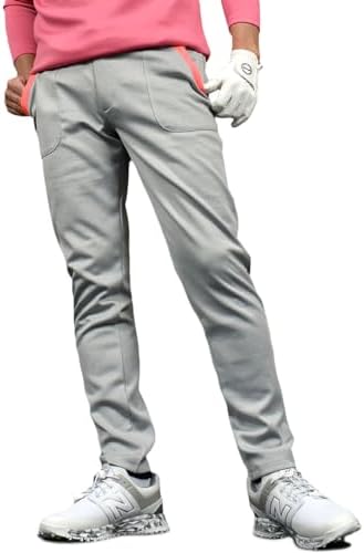 【色:ネイビー×杢グレー_サイズ:M】COMON GOLF(コモンゴルフ) ゴル Amazon | COMON GOLF(コモンゴルフ) ゴルフパンツ メンズ ゴルフ