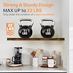 BAYKA Floating Shelves, 22.5 inches Rustic Wood Wall Shelves for Bathroom，Bedroom, Living Room, Kitchen & Book, Hanging Display Decor Organization Shelf with 22 lbs Capacity (Rustic Brown) - Image 5