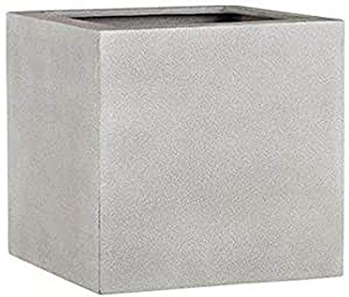 Esteras 8519719757 Blumenkübel quadratisch für den Garten, Beton-Optik,...