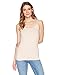 Amazon Essentials 4-Pack Camisole tank-top-and-cami-shirts, Beige/White/Black, US L (EU L - XL)
