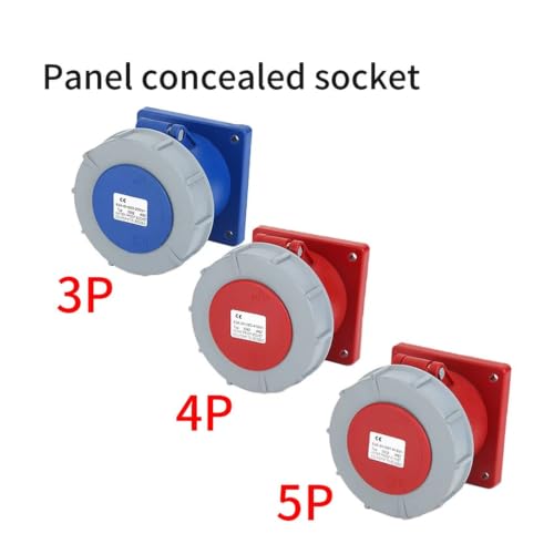 Conector eléctrico trifásico para líneas de distribución en obras 2