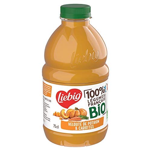 Velouté de potiron Liebig repas végétarien sain et rapide pour toute la famille