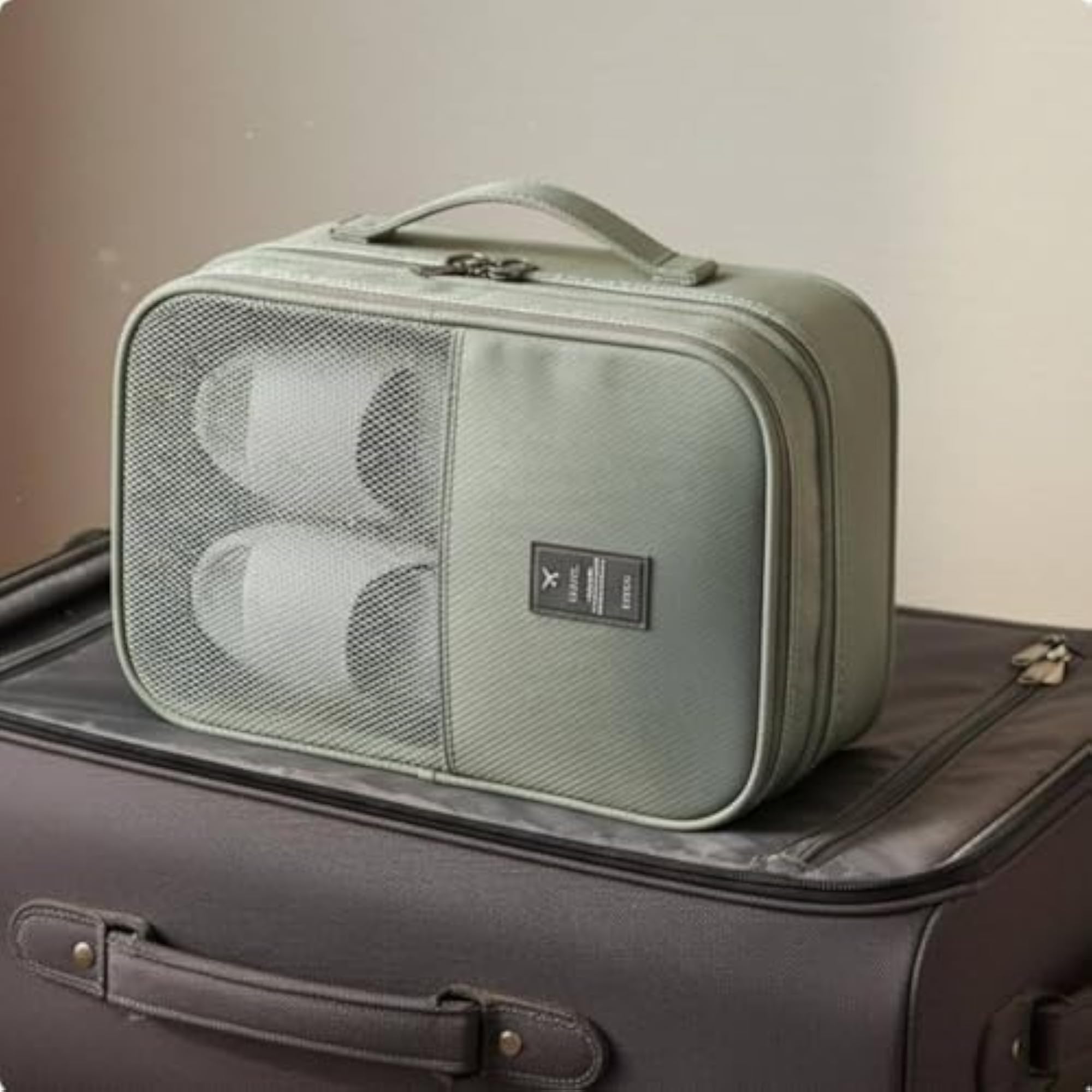 Waterproof Travel Shoe Bag, Black