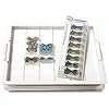 Bead Storage Solutions Elizabeth Ward Plastic Organizer Tray with Clear Snap Shut Lid for Sorting Craft Supplies, Fasteners, Crystals (2 Pack) #2