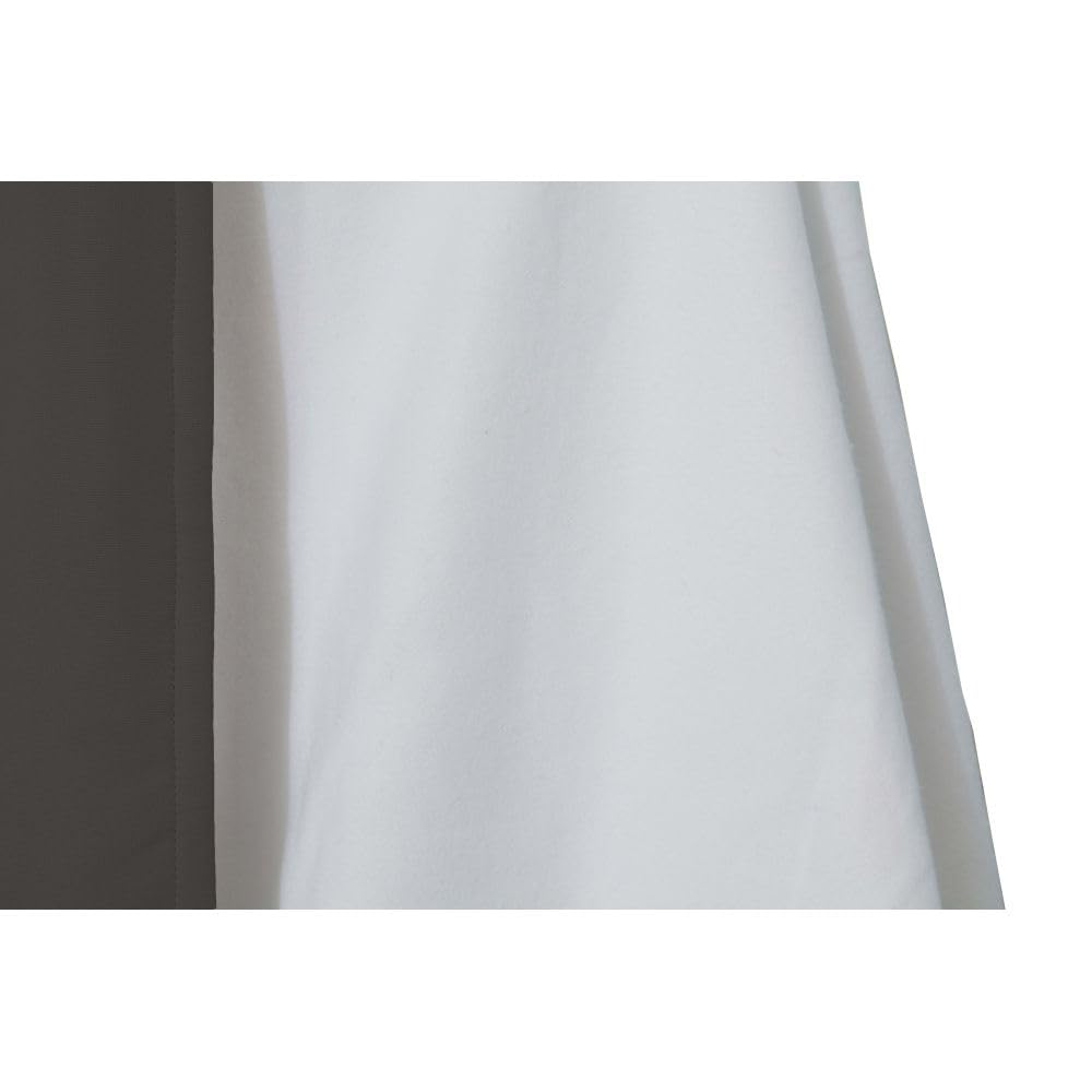3in1 Lärmschutzvorhang zur Isolierung gegen Lärm, Licht & Kälte, Patentierte Technologie, Oeko-Tex®, Grau - Metall, 140 x 260 (BxH) cm, Ösen (1 Vorhangschal)