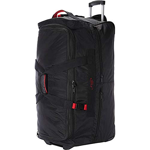 A.SAKS 31-Inch Expandable Rolling Duffel Bag with Wheels