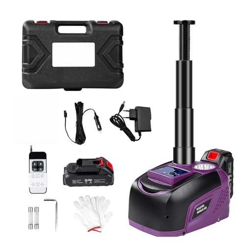 Duty Trolley Jack 5 Ton 12V Electric Car Jack Stand Adjustable Axle Cordless Remote Control Hydraulic Lift for Car Lifting Scissor Jack