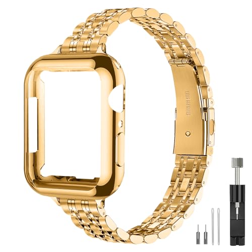 Image of QUNDAXI Slim Watch Band Compatible with Apple Watch 41mm 45mm 42mm 44mm 40mm 38mm Metal Stainless Steel Watchband Suitable for iWatch 11 /10 /9 /8 /7 /6 /5 /4 /3 /2 /1 /SE Series Women Luxury Strap