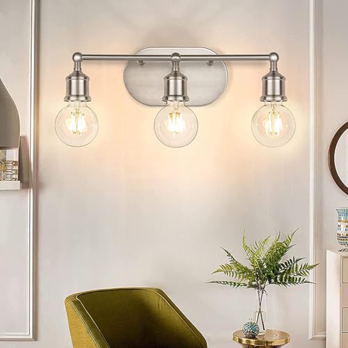 Lámpara de pared E27 para baños oscuros y espejos que necesitan luz directa