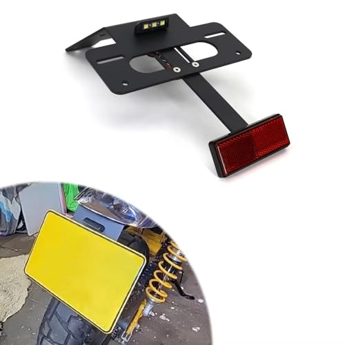 Support de Plaque pour Monkey 125 sans Garde-Boue Encombrant