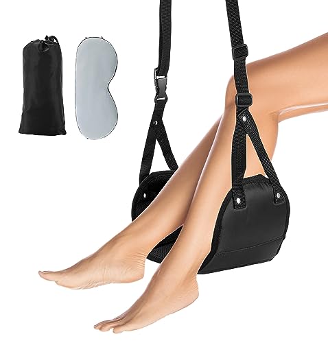 Velamo Airplane Footrest Upgrade Foot Hammock Airplane for Airplane Office ...