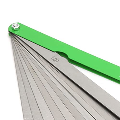 Calibrador de espesores (Feeler Gauge) de acero inoxidable, herramienta de medición de holguras y espesores, para vehículos miniatura 6