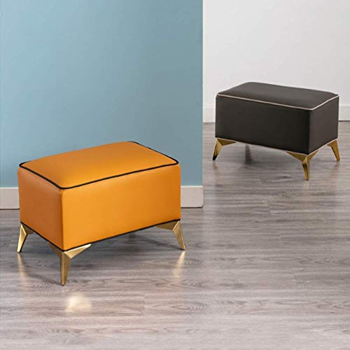 Tabouret élégant orange pour coiffeuse afin d'optimiser le confort de votre salon - 3