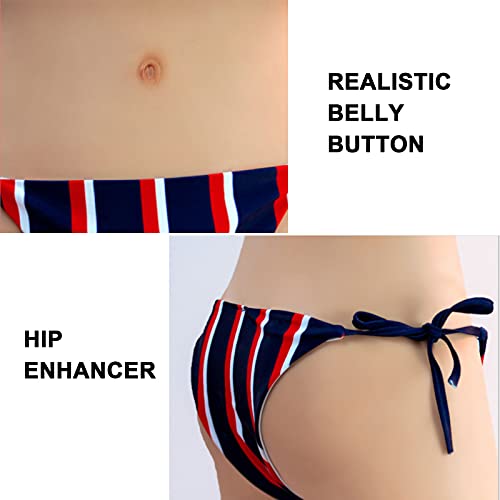 WQCZ Roupa íntima realista de vagina falsa calcinhas boxer de silicone para cosplay Drag Queen Cross