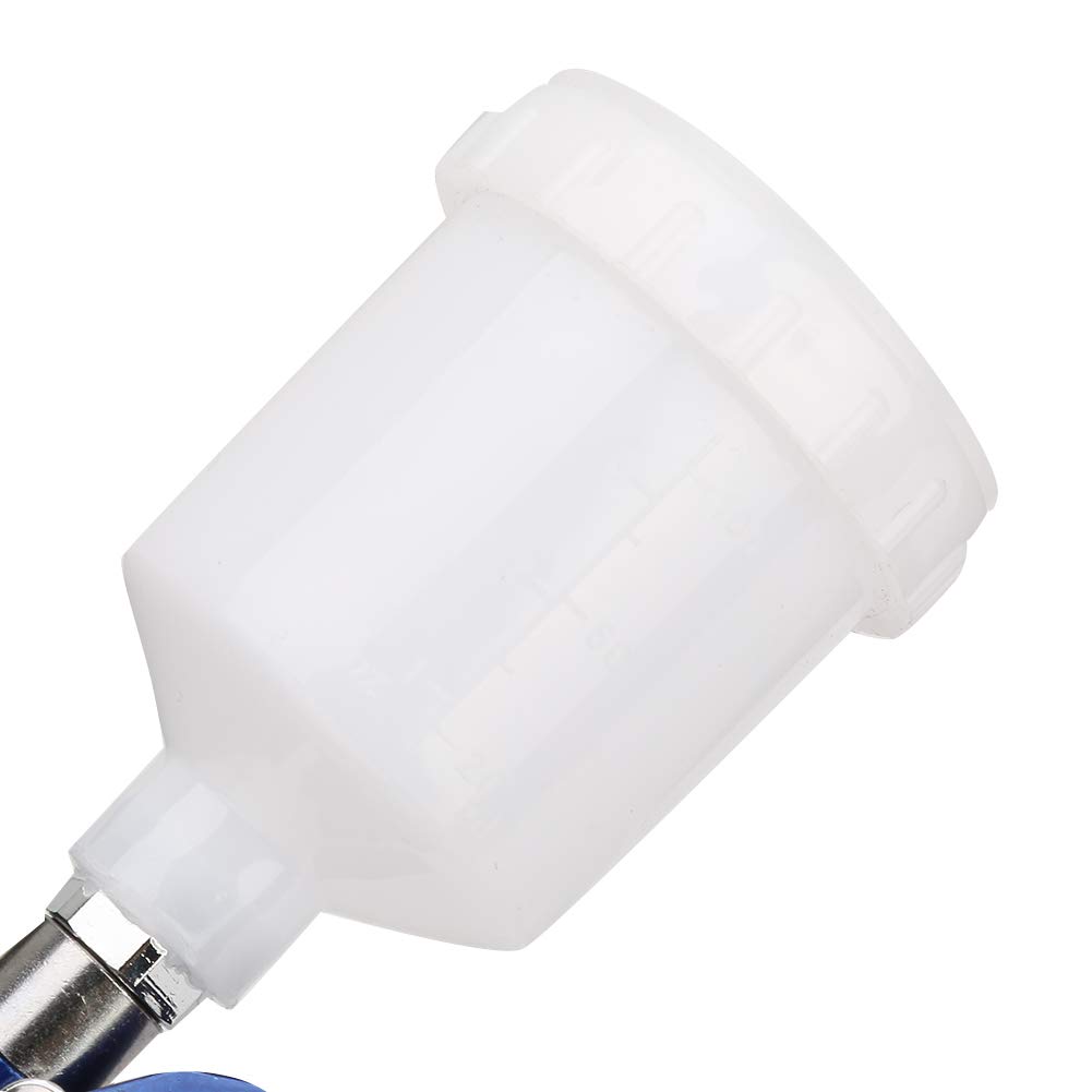 FTVOGUE Pistola de Pulverización de Alimentación por Gravedad Hvlp Tipo Pintura Pulverizadora Neumática Aerógrafo Kit de Herramientas de Pintura con 125 Ml Taza(1.0 mm)